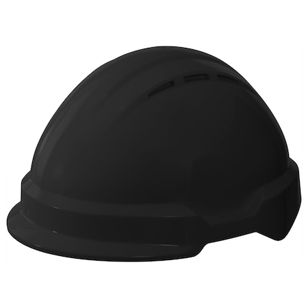 Deltaplus Hard Hat, HDPE, Black WEL21211BK